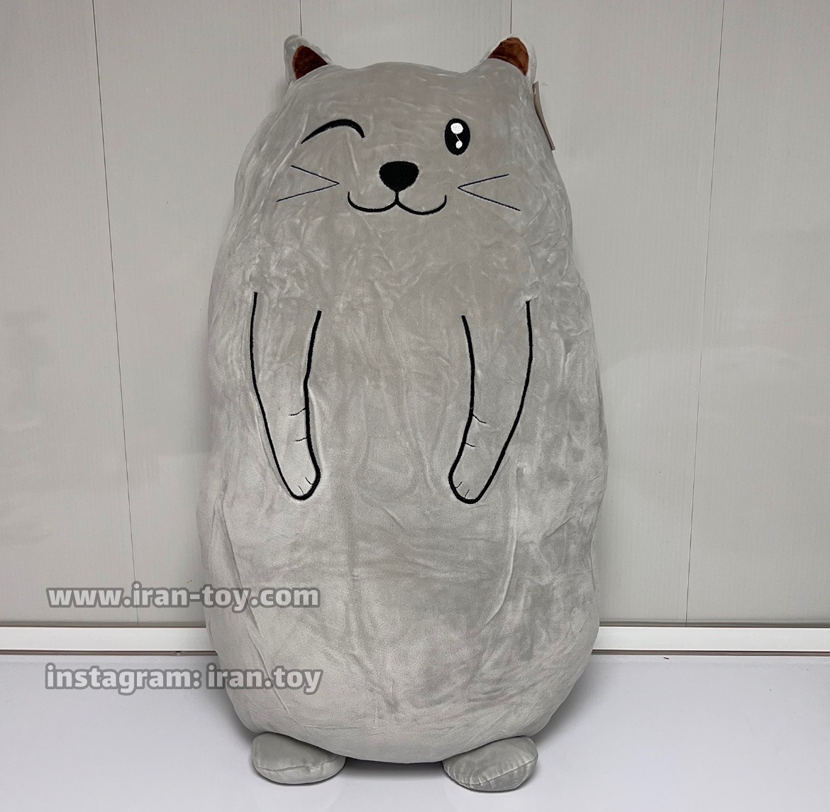 عروسک بالشتی طوسی