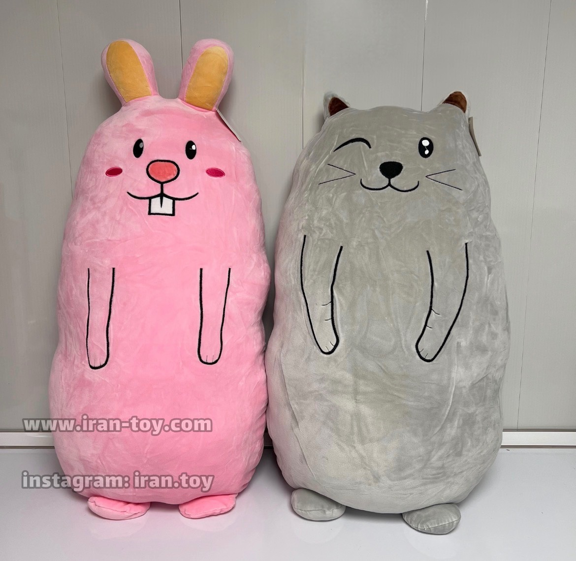 عروسک بالشتی طوسی - تصویر 2