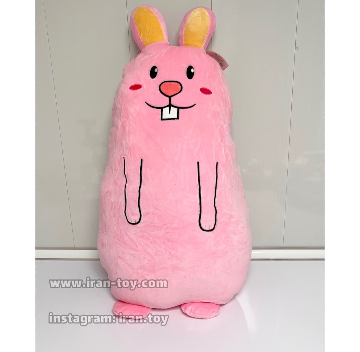 عروسک بالشتی صورتی