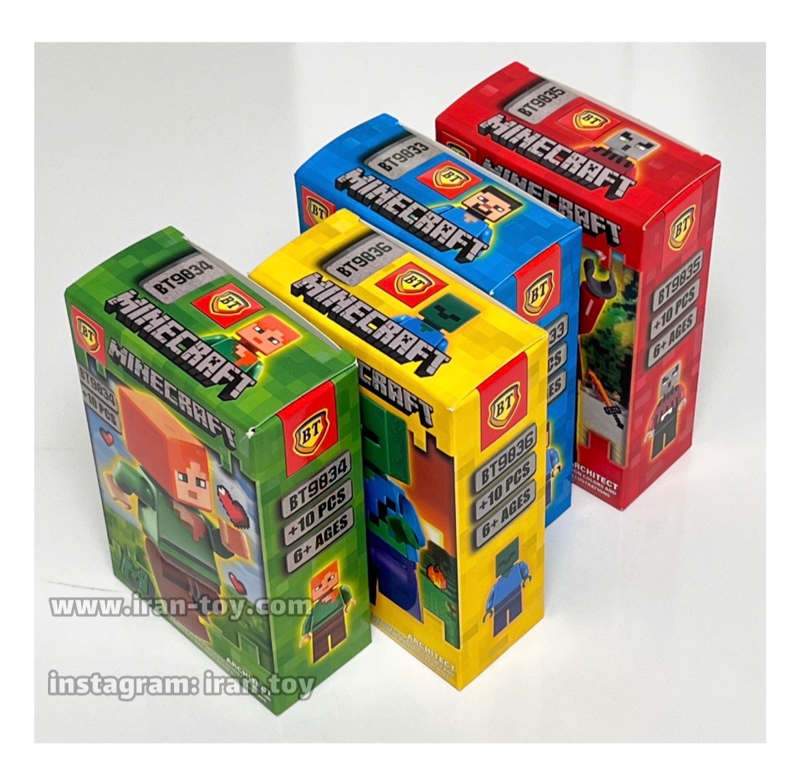 لگو فیگور ماینکرفت آبی - تصویر 4