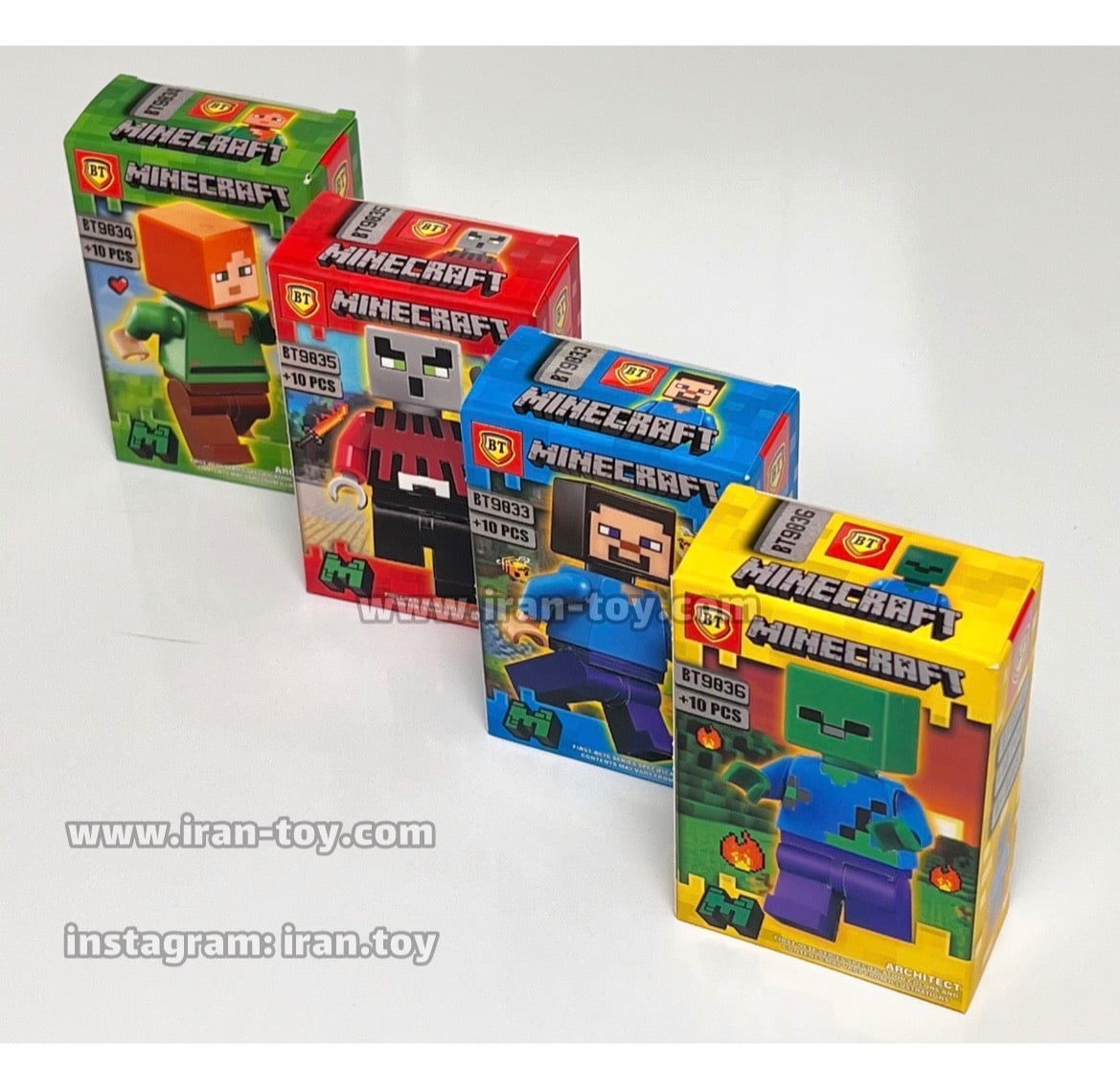 لگو فیگور ماینکرفت آبی - تصویر 7