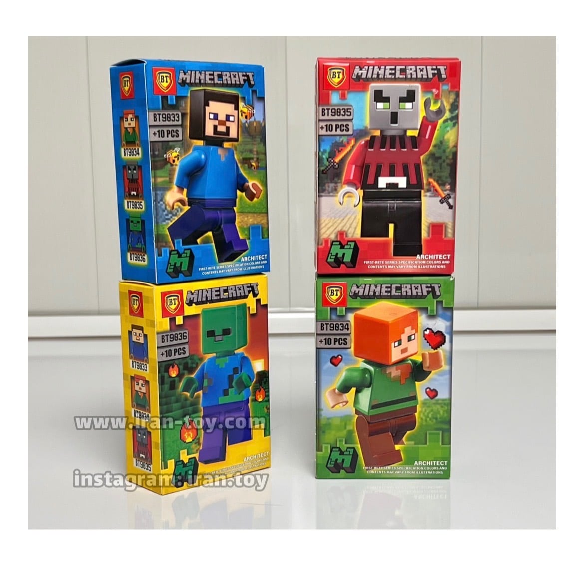 لگو فیگور ماینکرفت آبی - تصویر 5