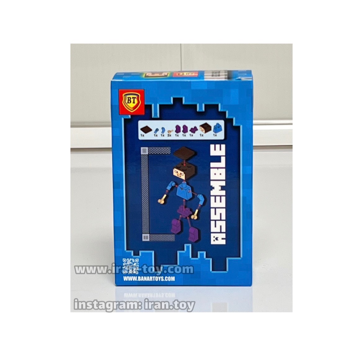 لگو فیگور ماینکرفت آبی - تصویر 2