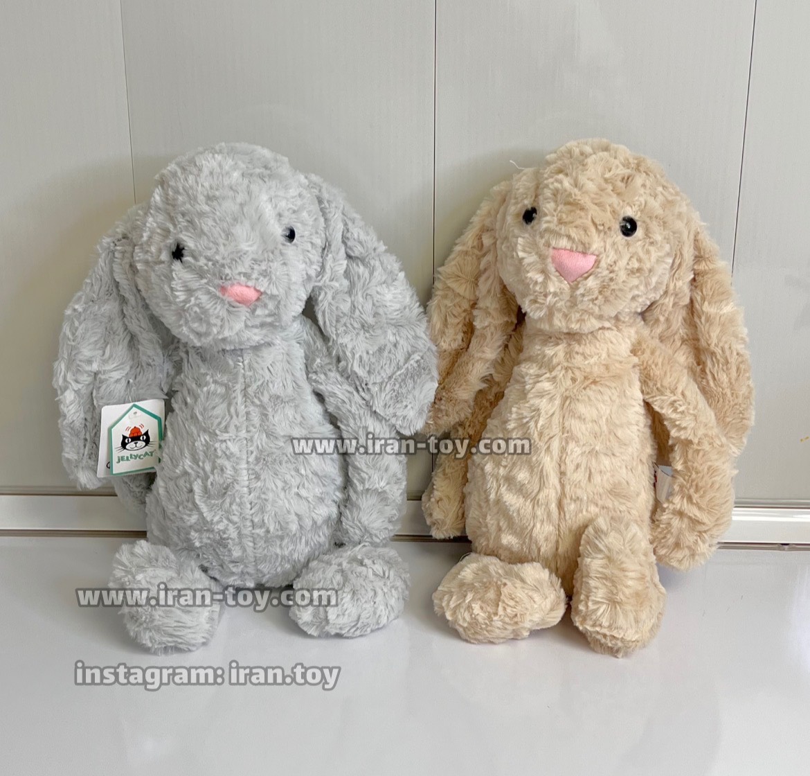 عروسک خرگوش جیلی ۳۵ سانتی - تصویر 4