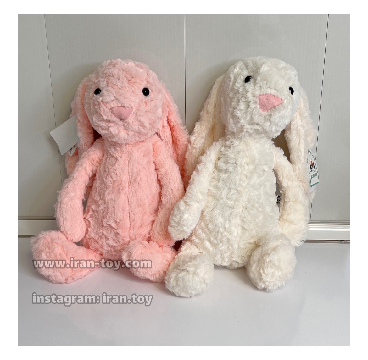 عروسک خرگوش جیلی ۳۵ سانتی - تصویر 3