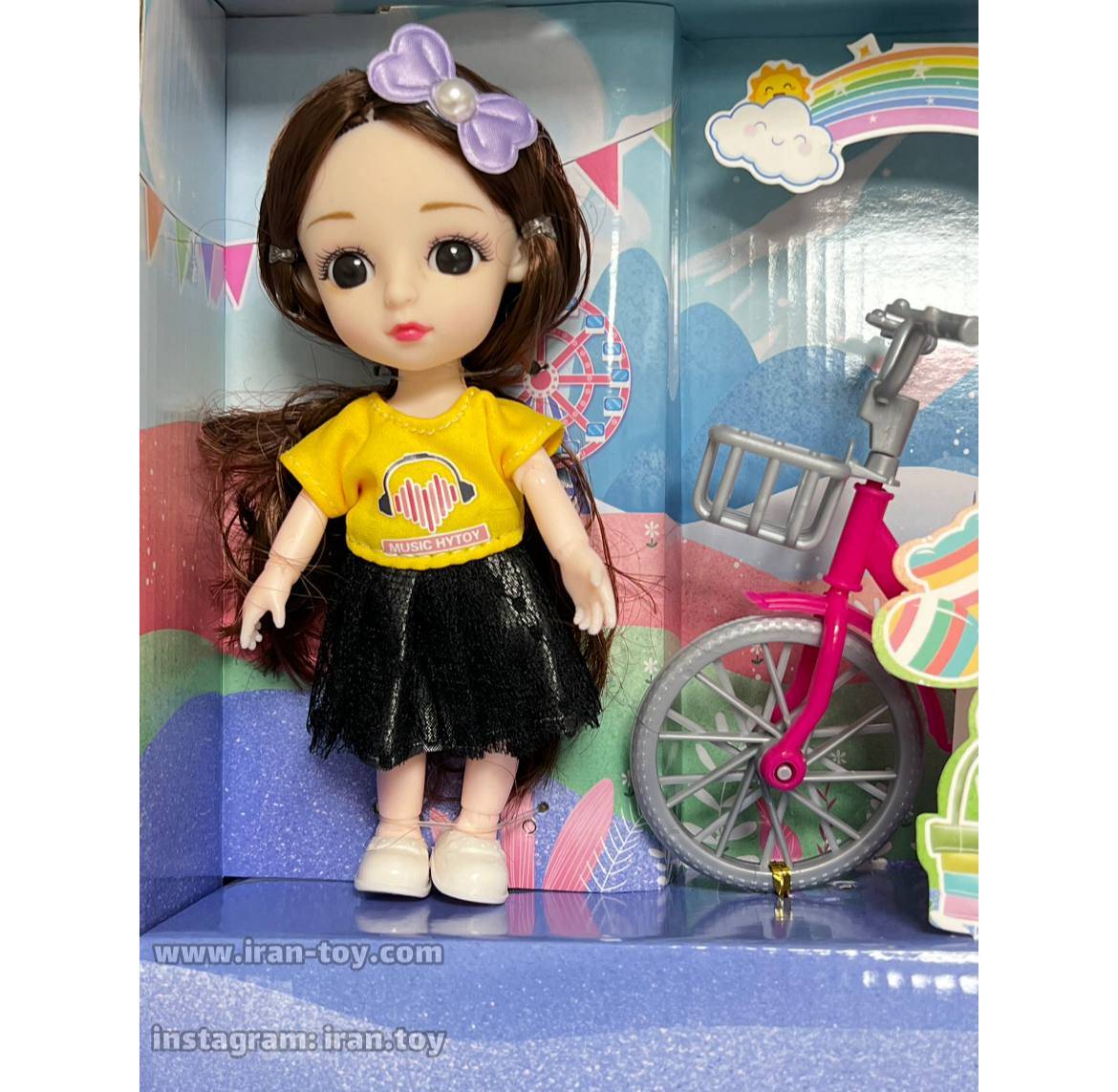عروسک با دوچرخه - تصویر 2