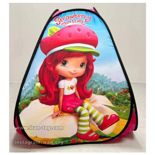 چادر فنری دختر توت فرنگی