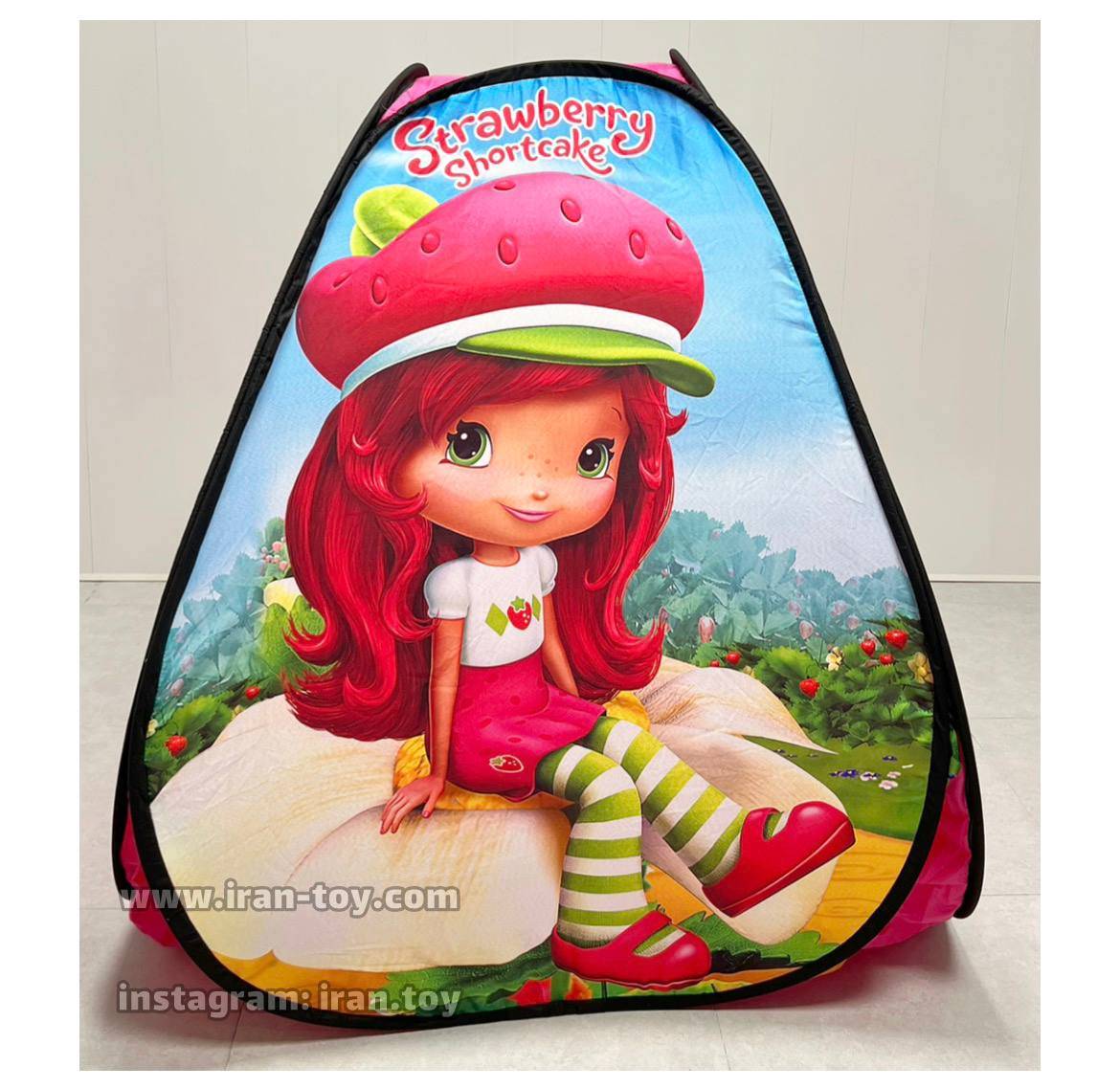 چادر فنری دختر توت فرنگی