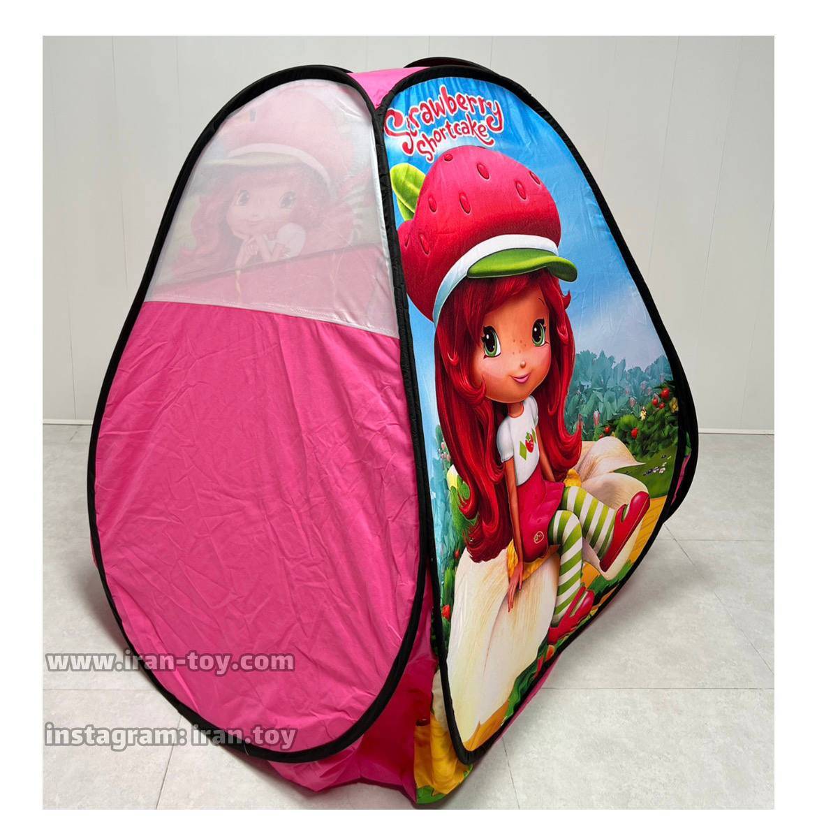 چادر فنری دختر توت فرنگی - تصویر 4