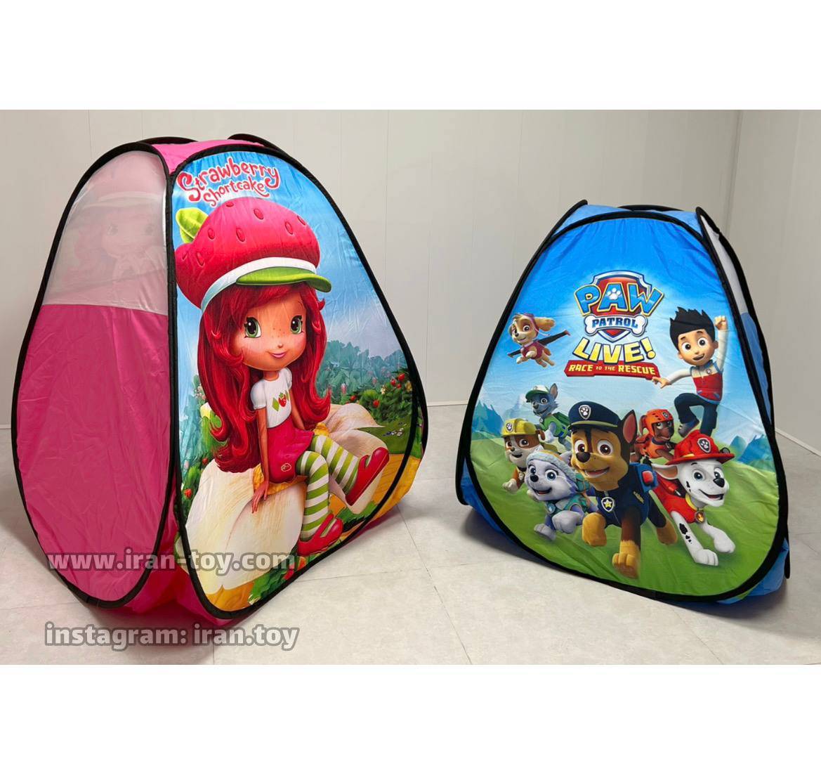 چادر فنری دختر توت فرنگی - تصویر 3