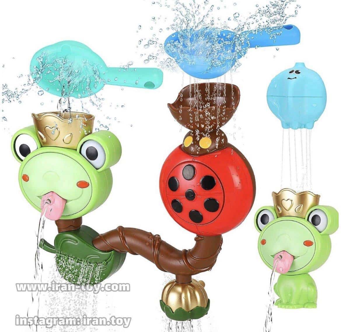 قورباغه حمام فواره ای