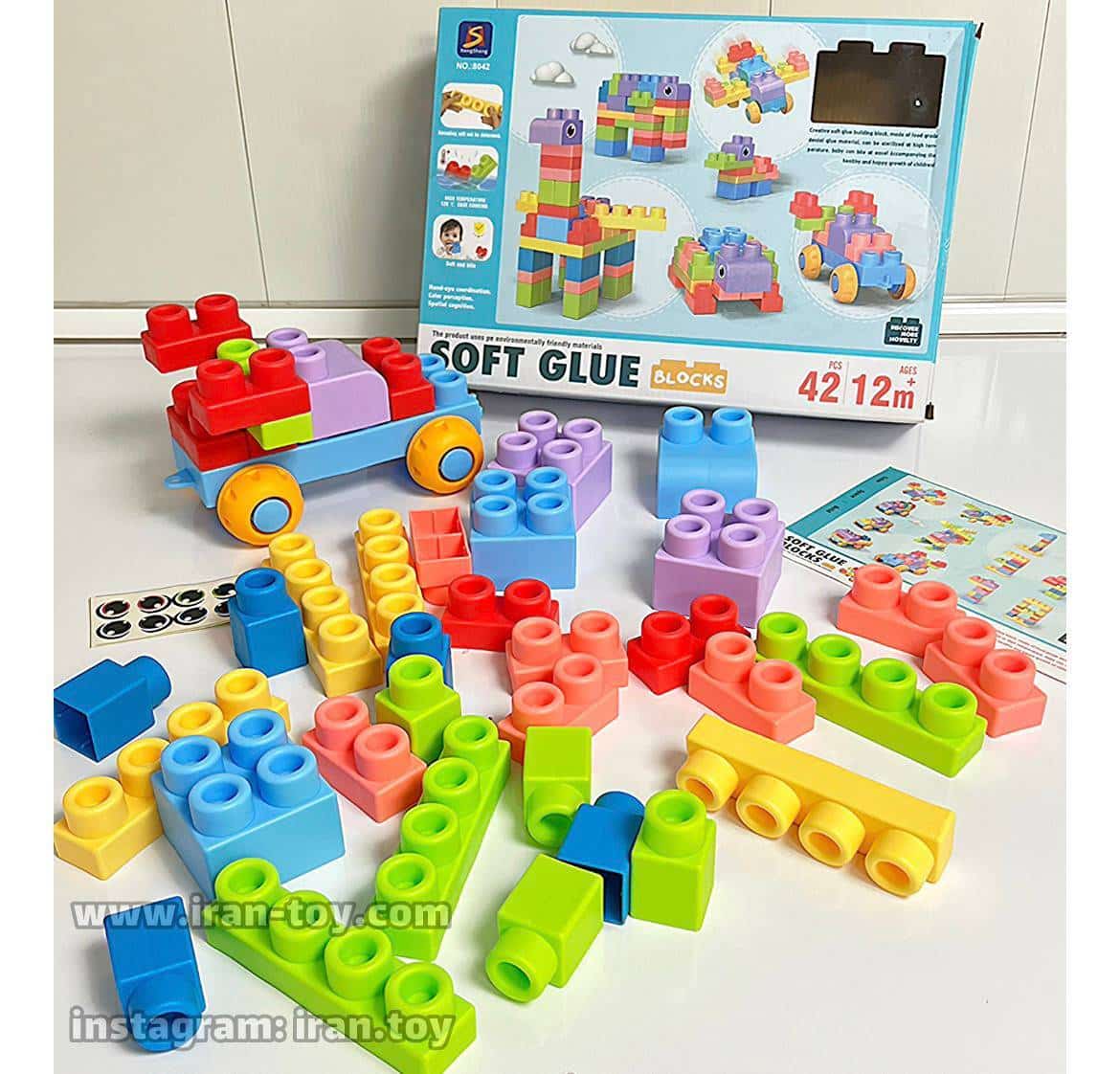 لگو نرم وارداتی 42 تکه - تصویر 5