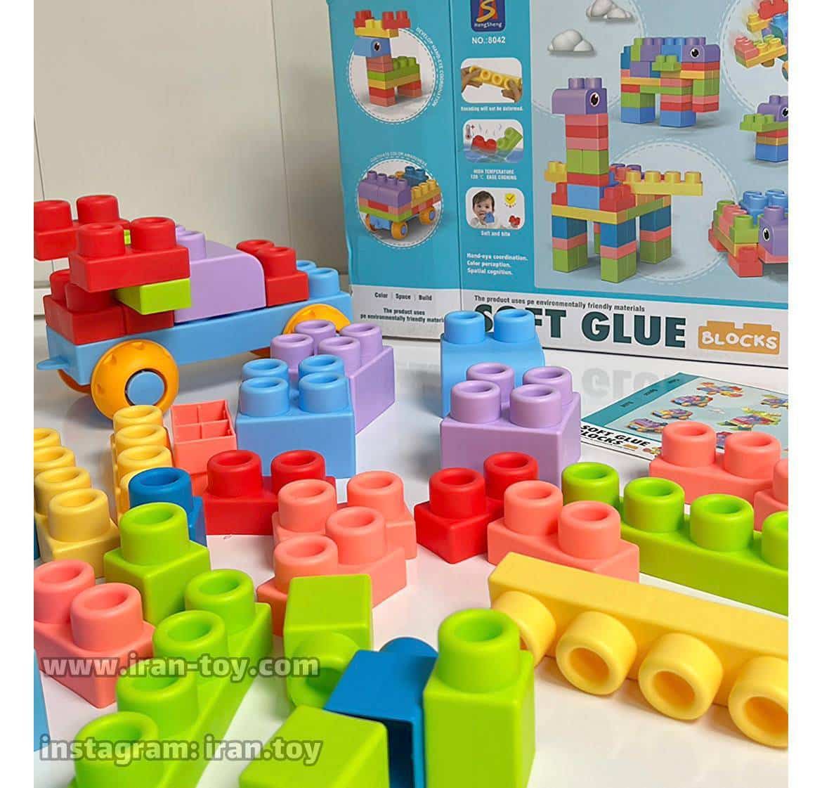 لگو نرم وارداتی 42 تکه
