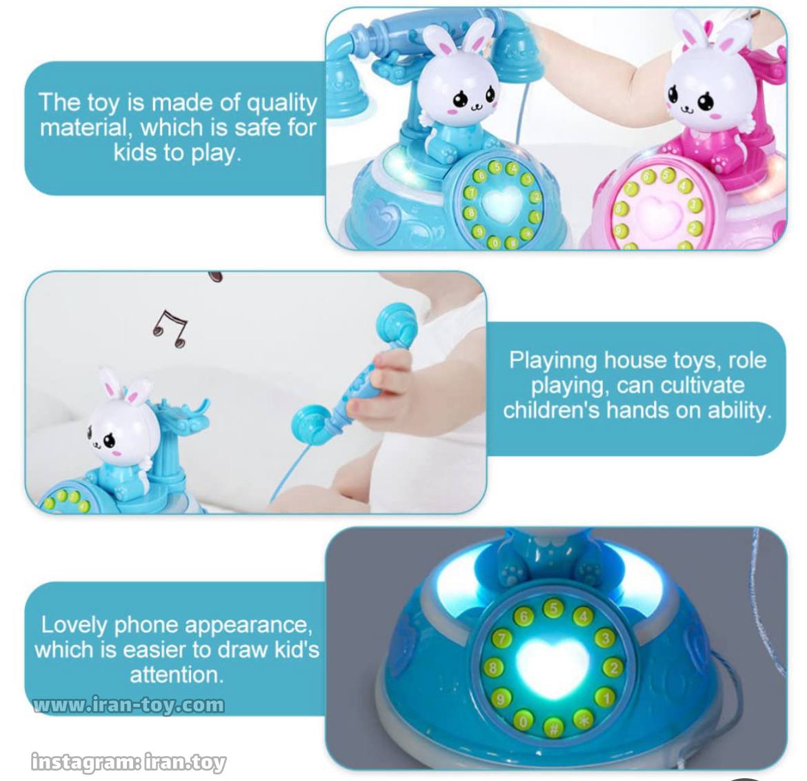 تلفن خرگوش موزیکال - تصویر 6