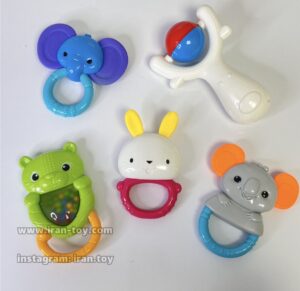 جغجغه کودک طرح توپ دار