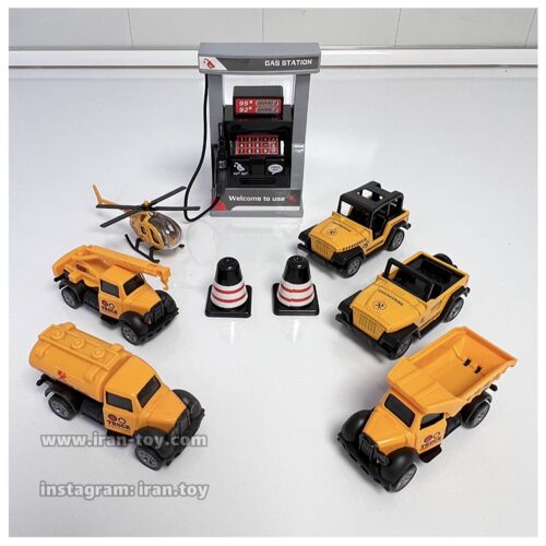 ماشین های راهسازی و پمپ بنزین